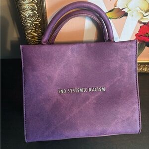 NWOT! Brandon Blackwood End Systemic Racism Purse, ESR Tote